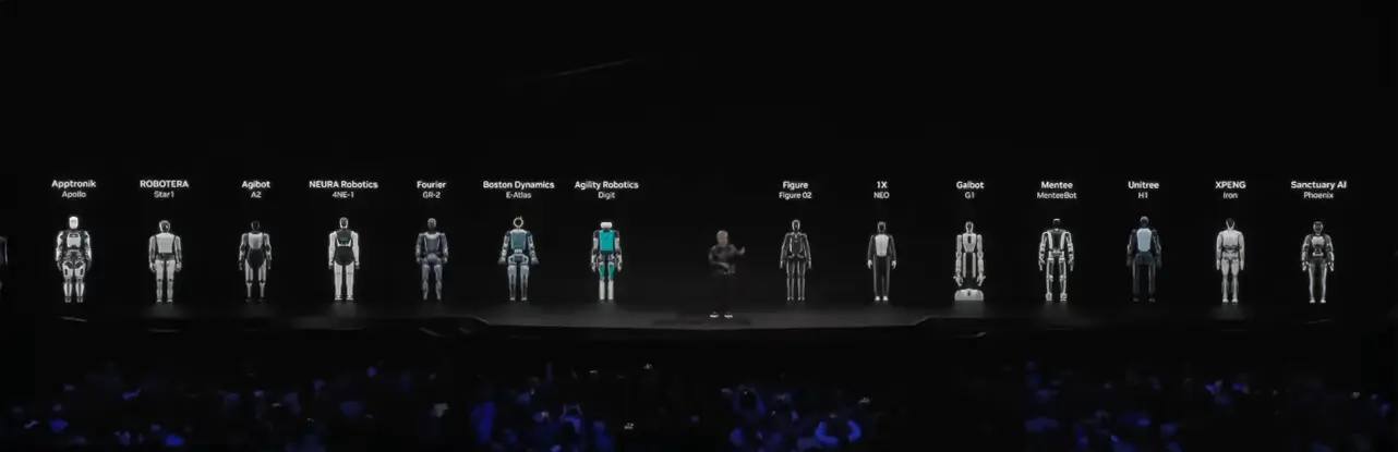 Nvidia מציגה רובוטיים דמויי אדם שהיא משתפת פעולה איתם