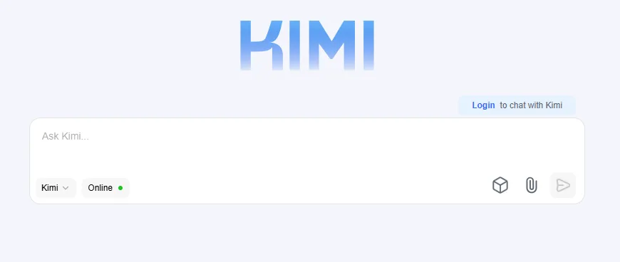 צילום מסך של Kimi AI