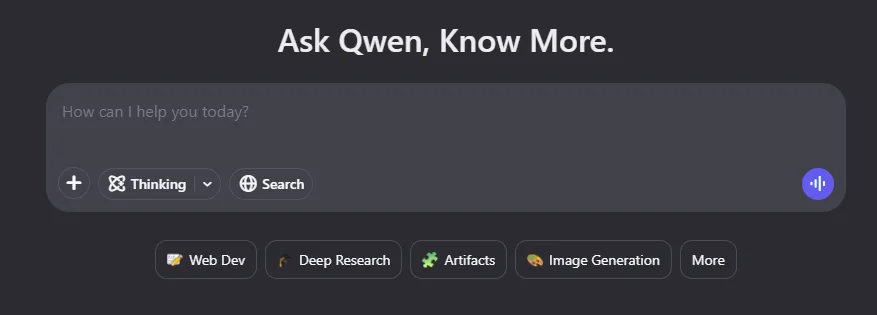 Qwen chat
