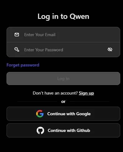 qwen login