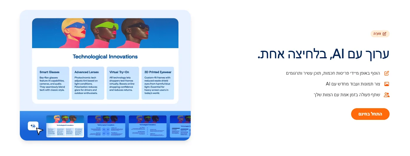 פיצרים של gamma 