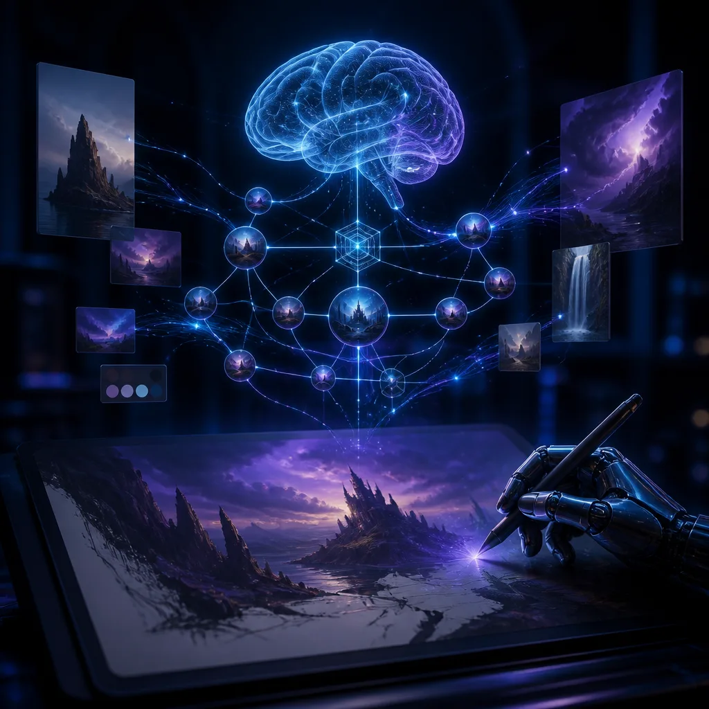 Muse Spark חושב ומתכנן לפני יצירת התמונה ב-Meta Muse