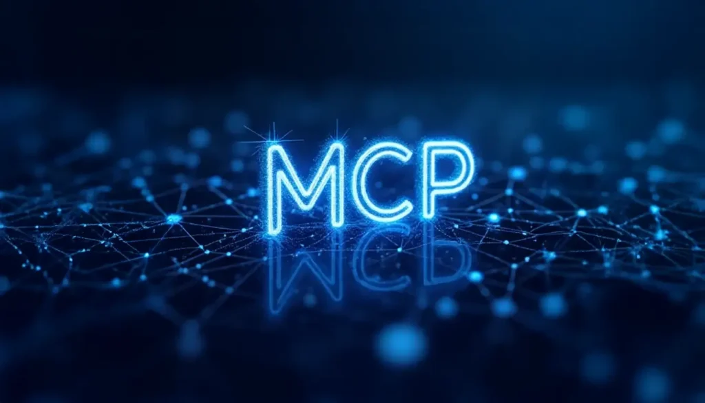 טקסט MCP במרכז התמונה