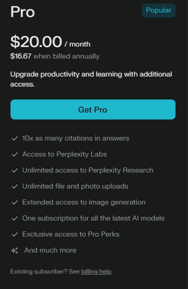 Perplexity PRO