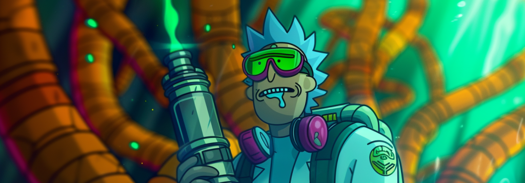 ריק עם רקע קוסמי