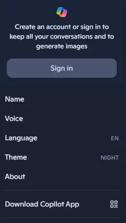 התחברות לCopilot