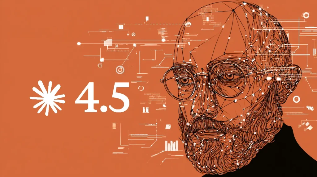 איור של איש כתום וכיתוב 4.5