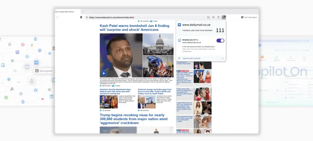 צילום מסך מתוך אתר Genspark