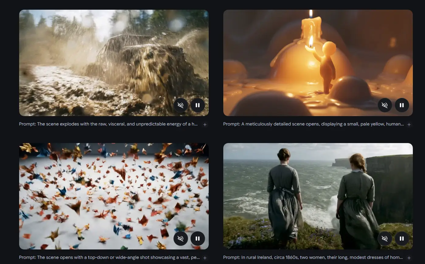 צילום מסך אתר VEO google ai studio