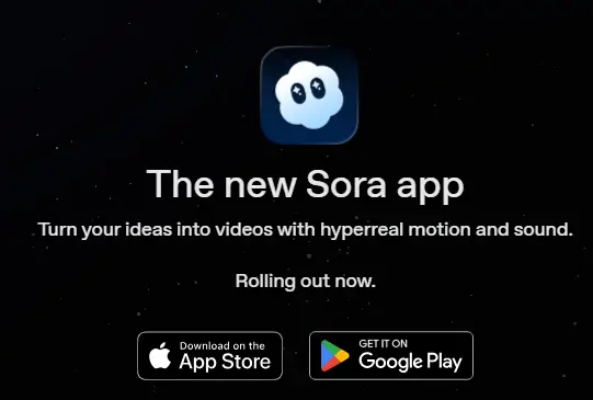 צילום מסך מאתר Sora