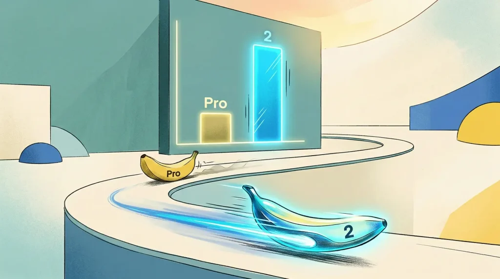 דימוי של בננה מהירה ובננה איטית